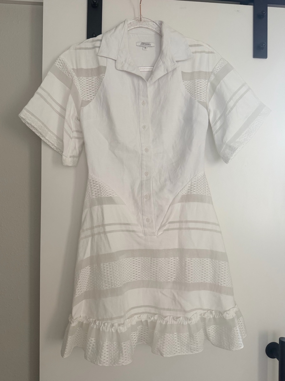 Kira Pizzingrilli White Shirt Dress NWOT